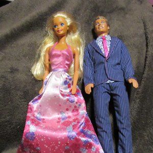 Vintage 1966 Barbie and 1966 Ken
